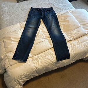 Old Navy Men's Dark Blue Straight Jeans